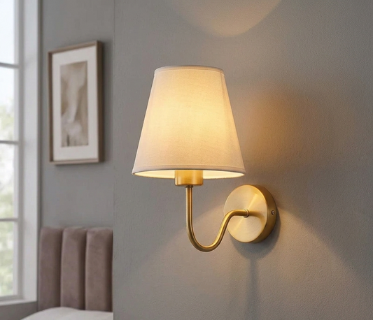 Lampe Murale « Kyoto » — Design Tissu & Métal, Style Loft