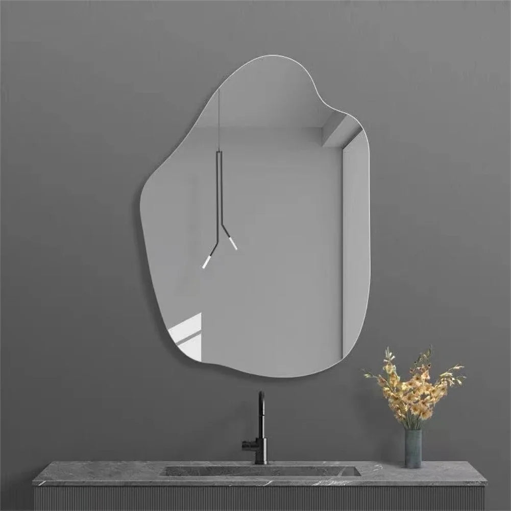 Miroir Mural Design — Acrylique, Forme Irrégulière