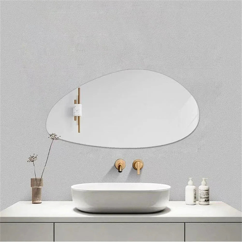 Miroir Mural Design — Acrylique, Forme Irrégulière