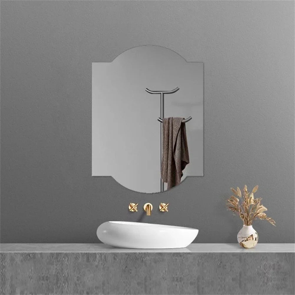 Miroir Mural Design — Acrylique, Forme Irrégulière